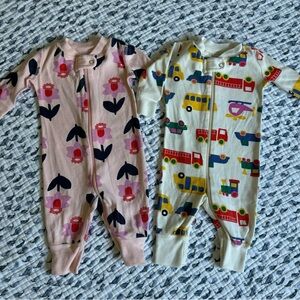 Hanna Andersson Zip Pajamas (2 pairs)